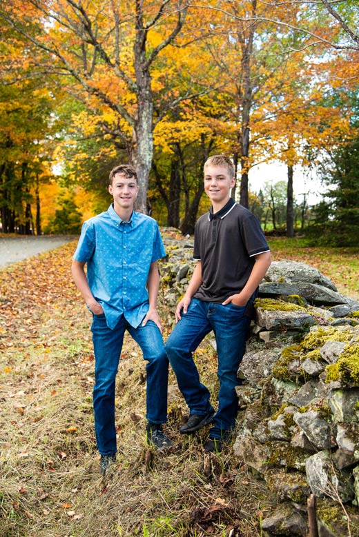 Jackson and Cooper Weir, Jay and Christie's sons
